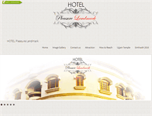 Tablet Screenshot of hotelpleasurelandmark.com